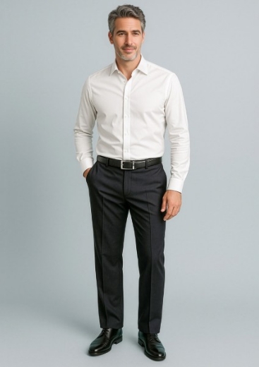 Picture of Biz Corporates Mens Cool Stretch Adjustable Waist Pant
