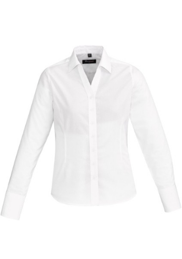 Picture of Biz Corporates Ladies Hudson Shirt Long Sleeve 100% Cotton