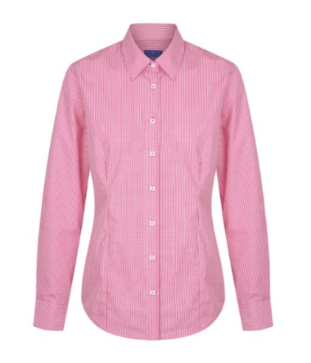 Picture of Gloweave Ladies Westgarth Gingham Check Long Sleeve Shirt