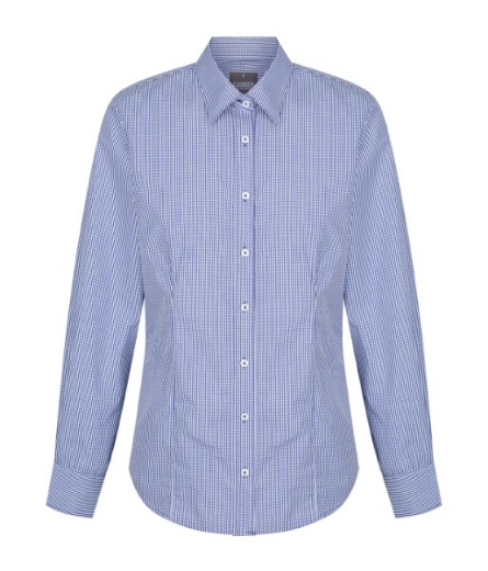 Picture of Gloweave Ladies Westgarth Gingham Check Long Sleeve Shirt