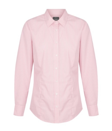 Picture of Gloweave Ladies Westgarth Gingham Check Long Sleeve Shirt
