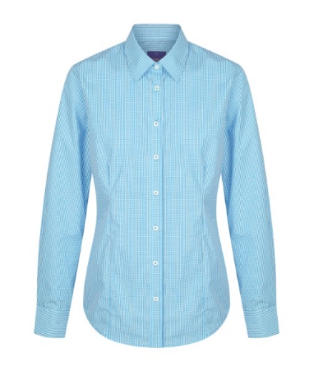 Picture of Gloweave Ladies Westgarth Gingham Check Long Sleeve Shirt