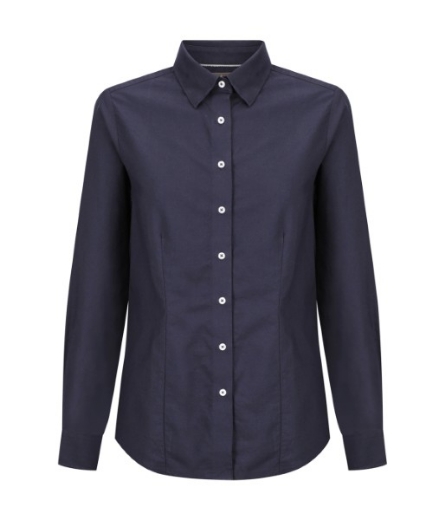 Picture of Gloweave Ladies Ashton Cotton Oxford Long Sleeve Shirt