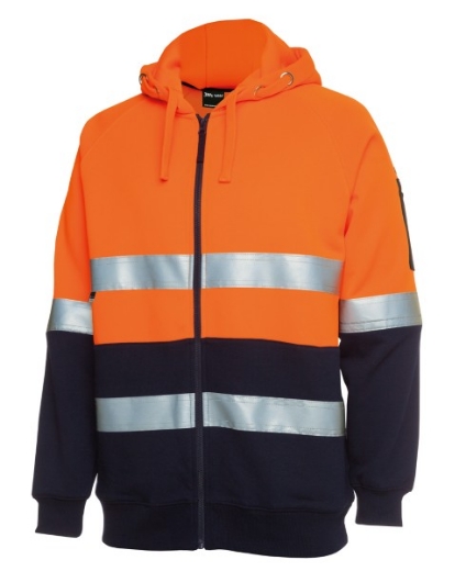 Picture of JB's Fleecy Hoodie Full Zip 2 Hoop Reflective Tape