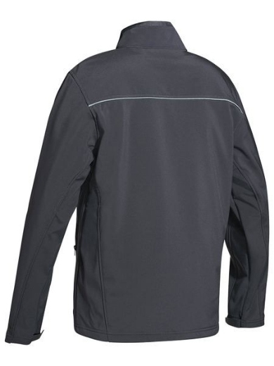 Picture of Bisley Fleece Soft shell Brushed Fleece Lined Jacket with Reflective Piping