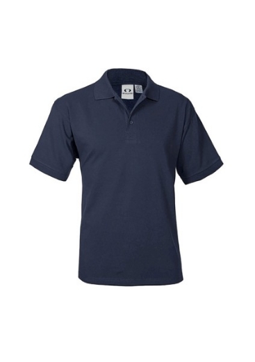 Picture of Biz Collection Mens Oceana Polo Shirt Cotton Rich 96% Cotton 4% Elastane Pique Knit