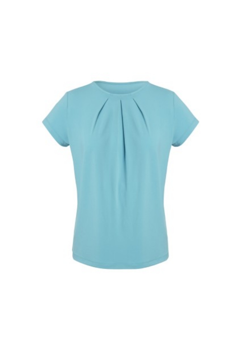 Picture of Biz Corporates Ladies Blaise Top Short Sleeve 95% Polyester, 5% Elastane
