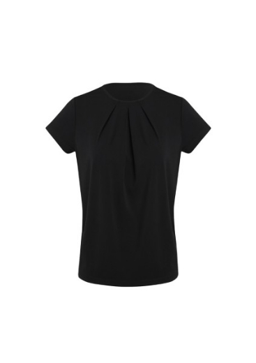 Picture of Biz Corporates Ladies Blaise Top Short Sleeve 95% Polyester, 5% Elastane
