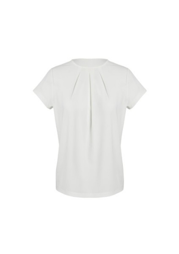 Picture of Biz Corporates Ladies Blaise Top Short Sleeve 95% Polyester, 5% Elastane