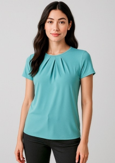 Picture of Biz Corporates Ladies Blaise Top Short Sleeve 95% Polyester, 5% Elastane