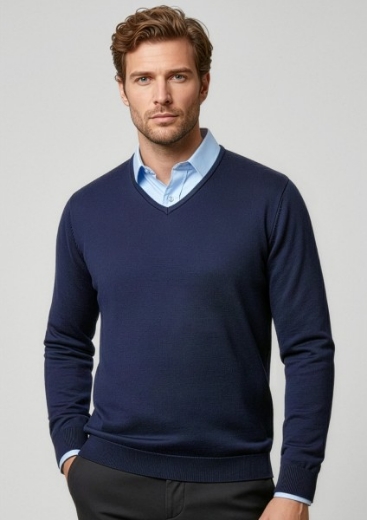 Picture of Biz Collection Mens Milano Pullover 50% Wool, 50% Acrylic