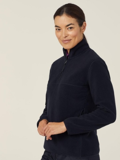 Picture of NNT Ladies Polar Fleece Zip Neck Pullover