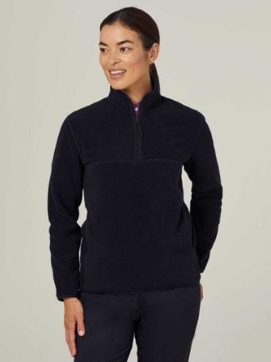 Picture of NNT Ladies Polar Fleece Zip Neck Pullover
