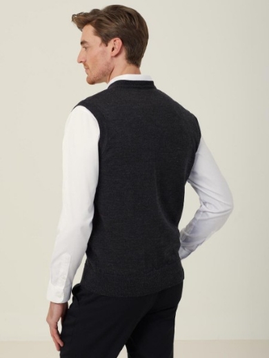 Picture of NNT Mens Pure Wool V-Neck Vest