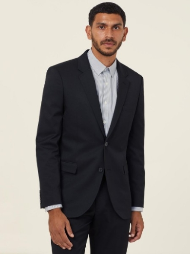 Picture of NNT Mens 2 Button Jacket PV Stretch Twill Black