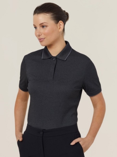 Picture of NNT Ladies Textured Short Sleeve Polo