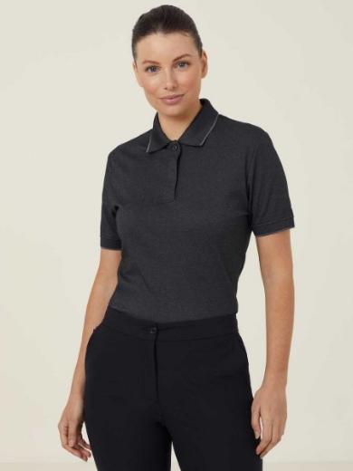 Picture of NNT Ladies Textured Short Sleeve Polo