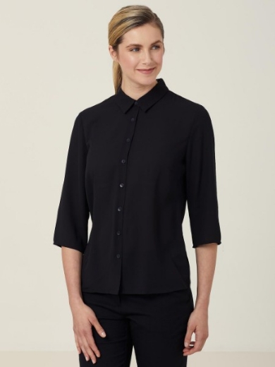 Picture of NNT Ladies Georgie 3/4 Pleat Back Shirt