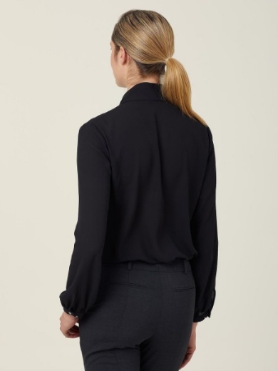 Picture of NNT Ladies Georgie Tie Neck Blouse
