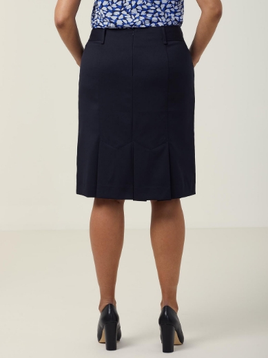 Picture of NNT Ladies P/V Stretch Twill Pleat Straight Skirt