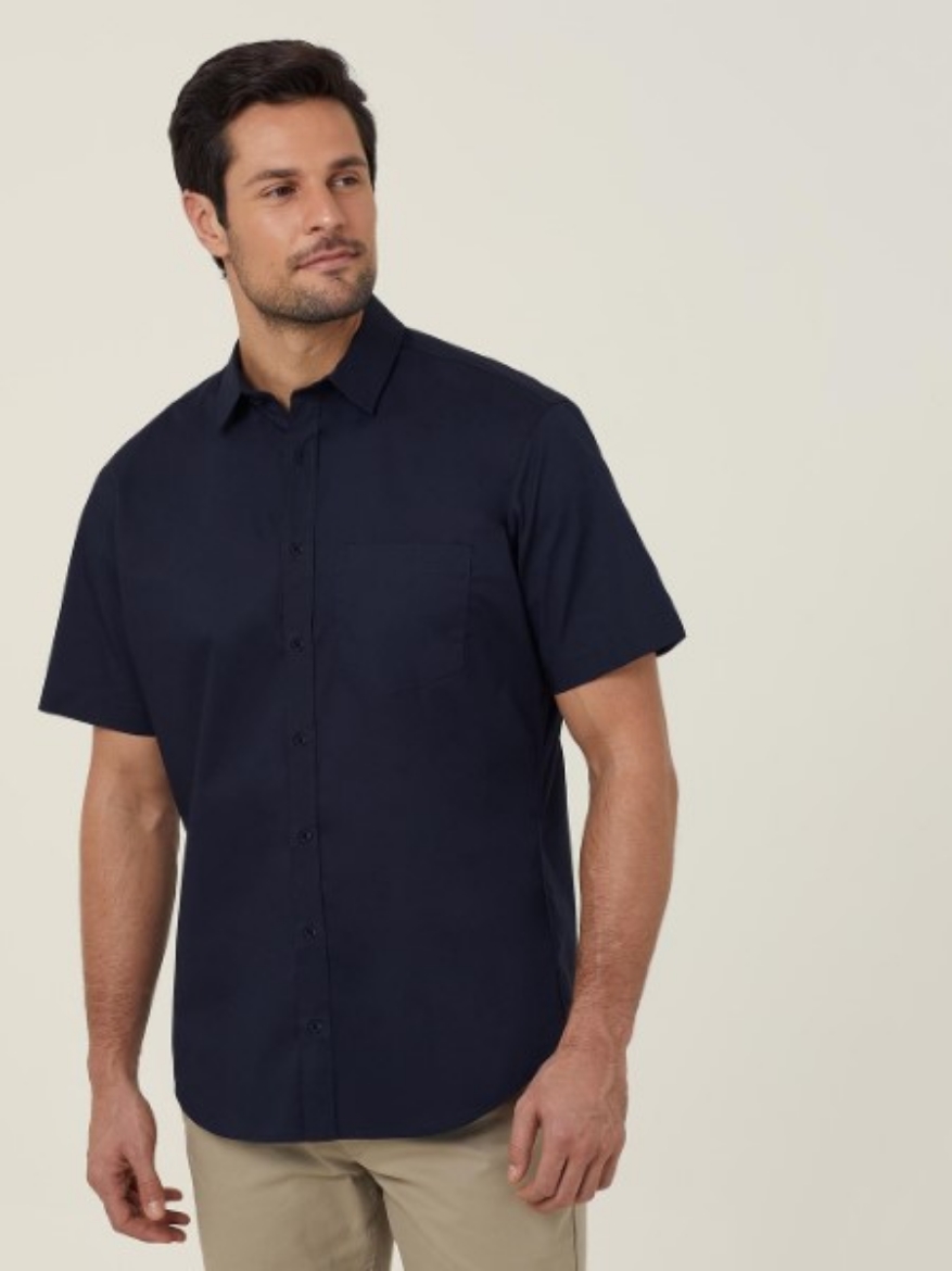 Picture of NNT Mens Avignon Stretch Shirt Short Sleeve