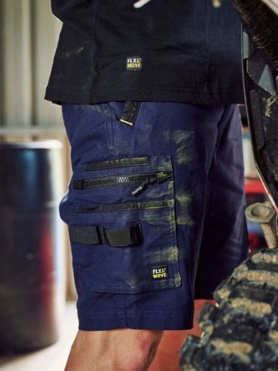Picture of Bisley Flex & Move Elastic Waist Cargo Short