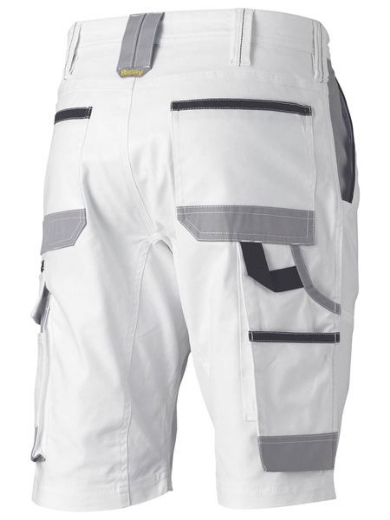 Picture of Bisley Painters Contrast Cargo Short White