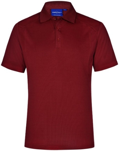 Picture of Winning Spirit Mens Lucky Bamboo Polo Shirt 50% Polyester 50% Bamboo